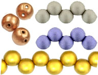 Top Hole Round beads 6mm